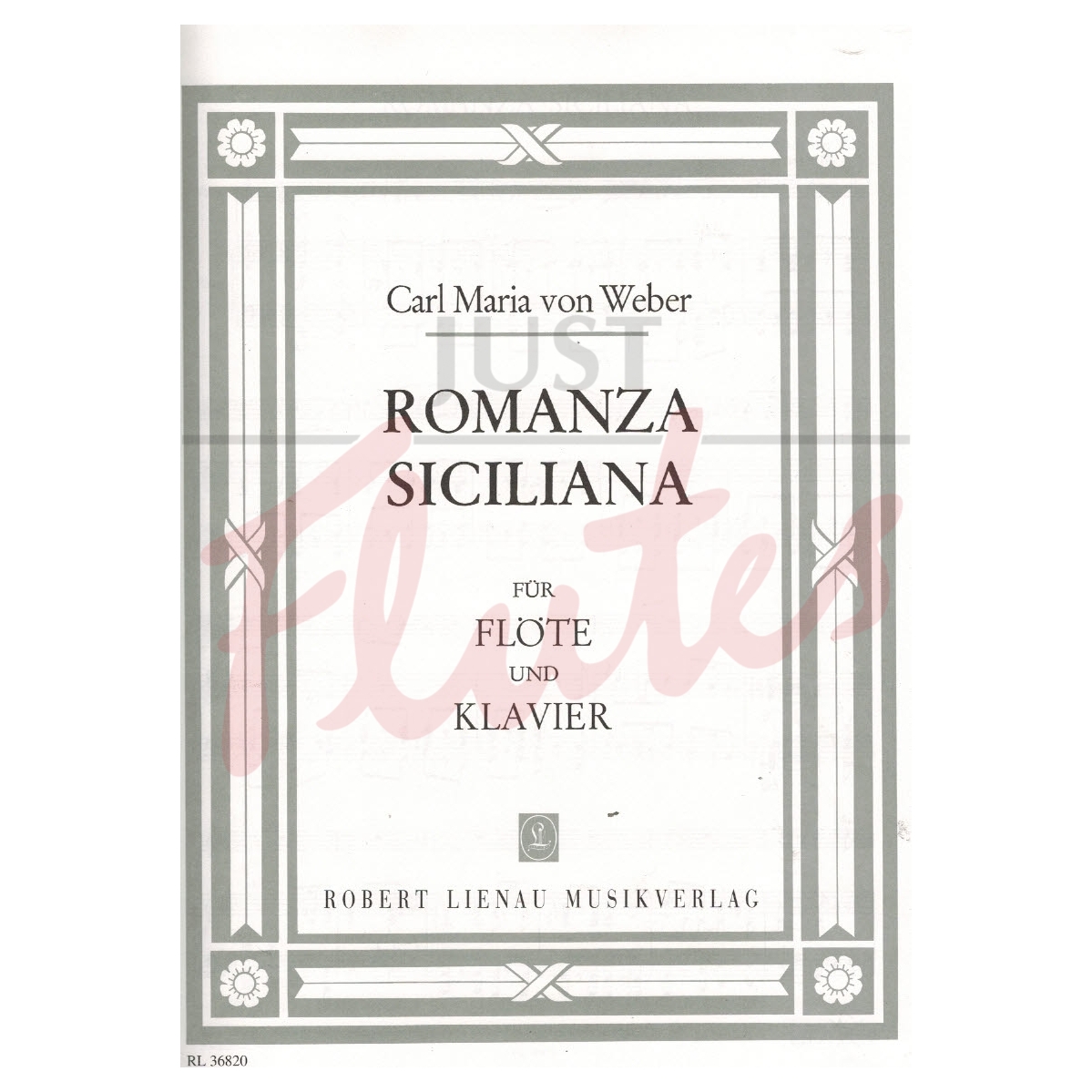 Romanza Siciliana arranged for flute and piano